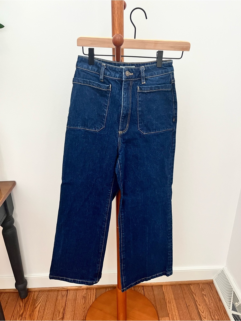 ROLLA'S Dark Blue Sailor Wide-Leg Jeans